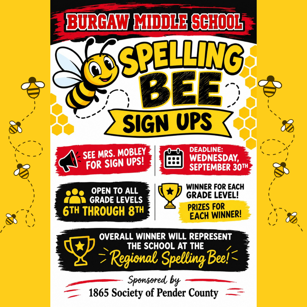 spelling bee flyer for school