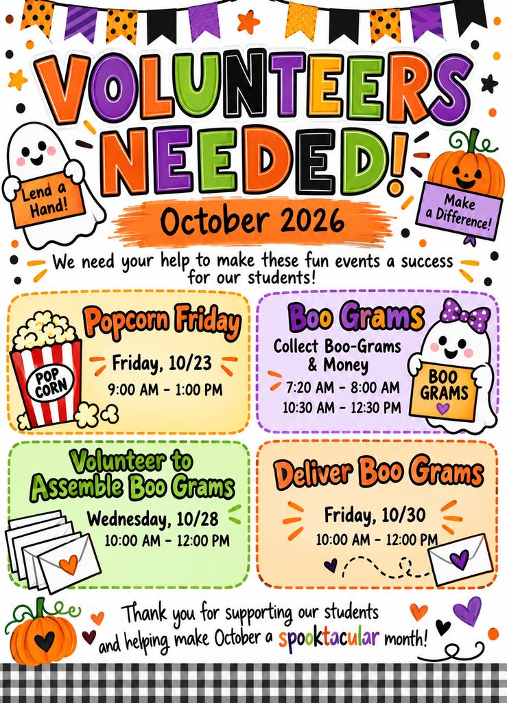 Volunteers needed