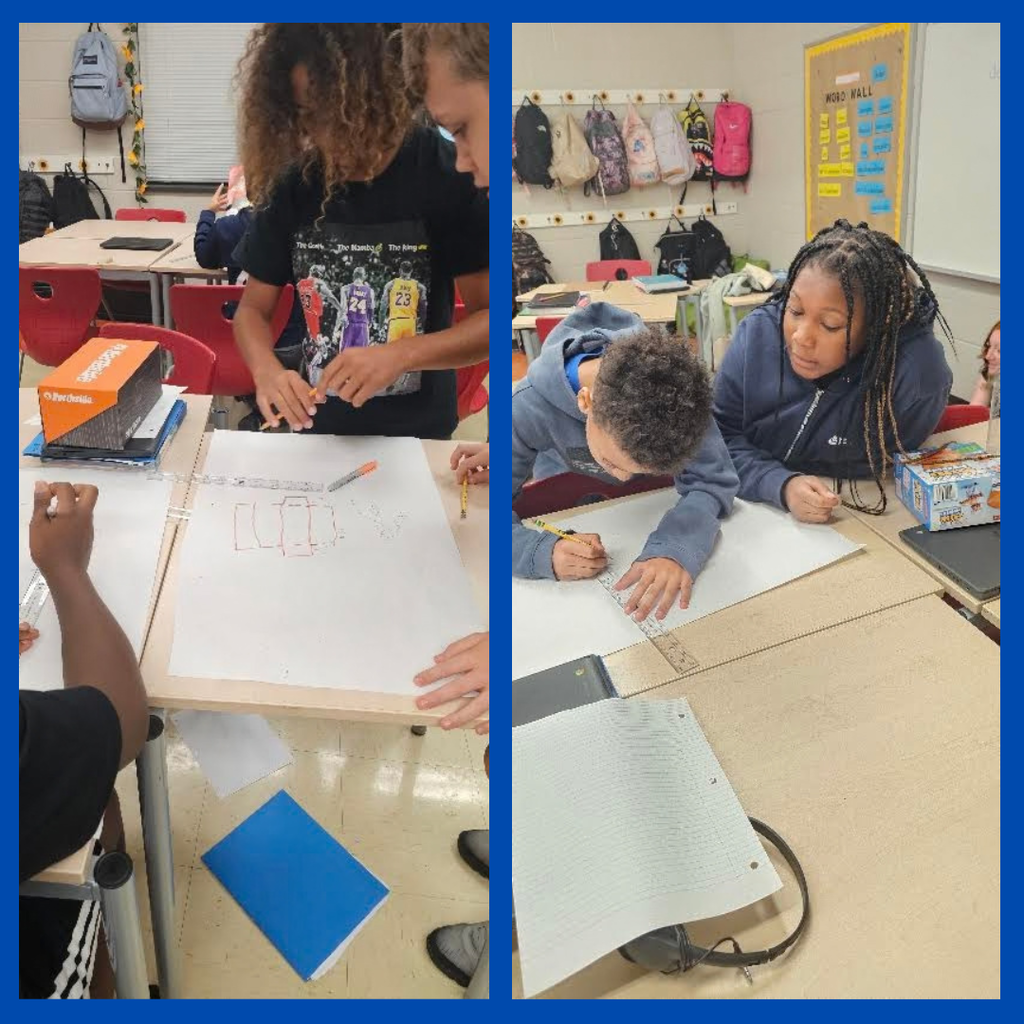 students working together in math class