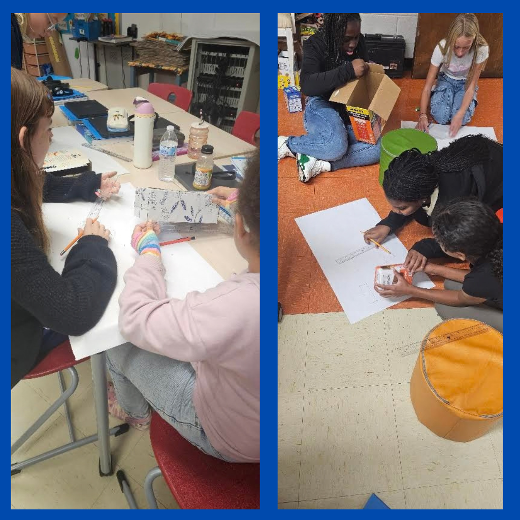 students working together in math class