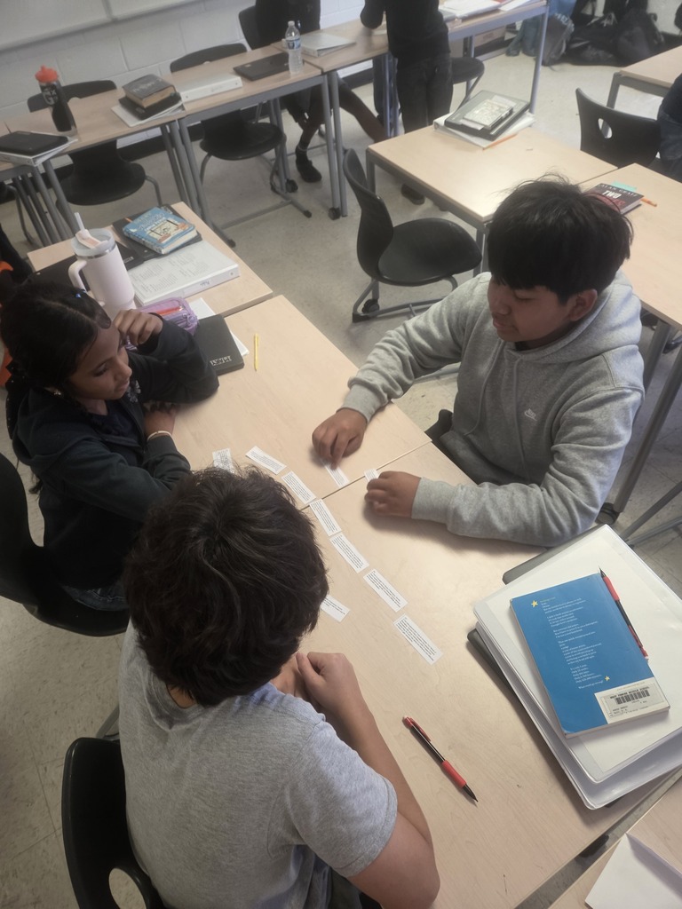 Mrs. Barrow’s 7th Grade ELA students put their RACES writing skills to the test with a little friendly competition!