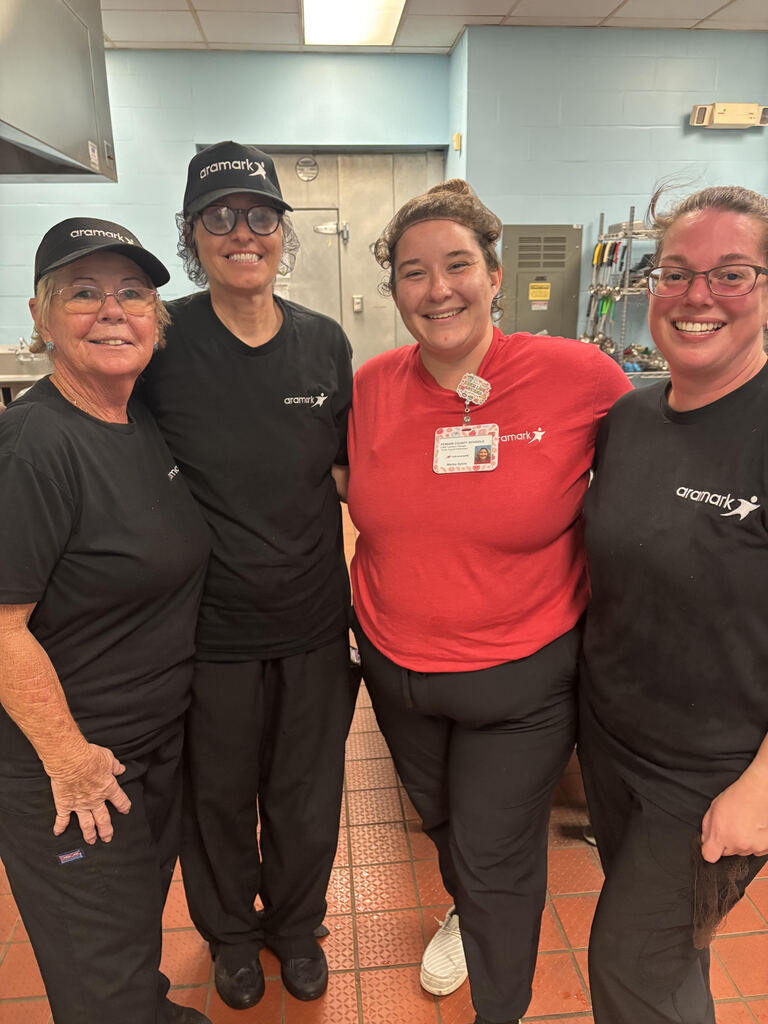 North Topsail Elementary kitchen staff