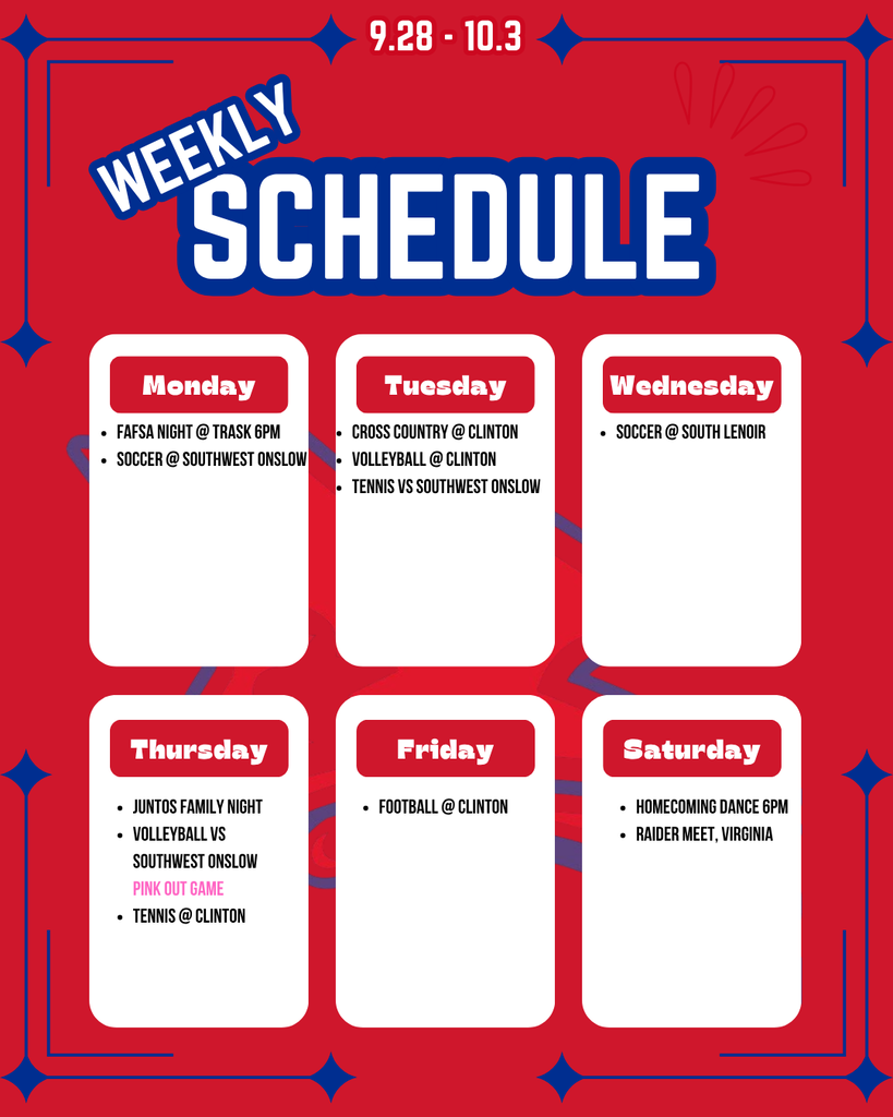 Weekly Schedule