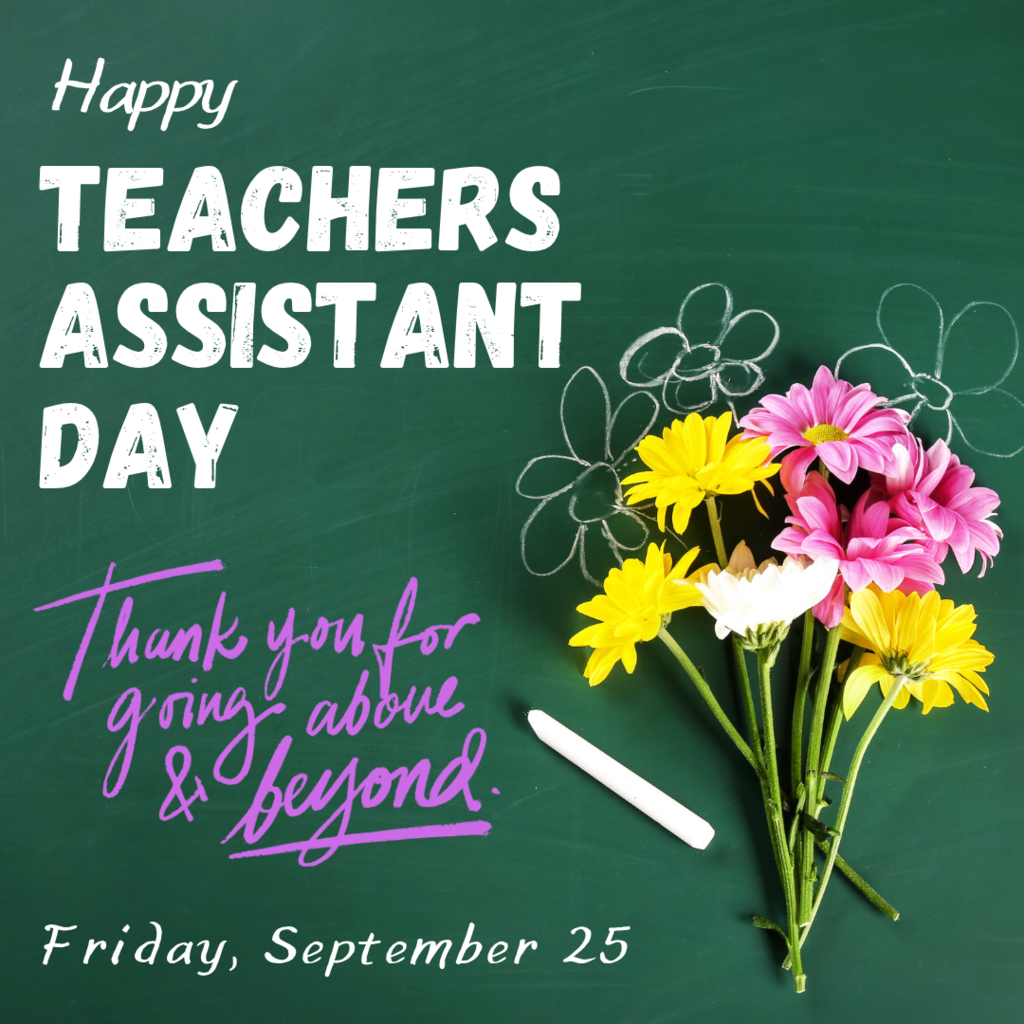 teachers assistant day appreciation flyer
