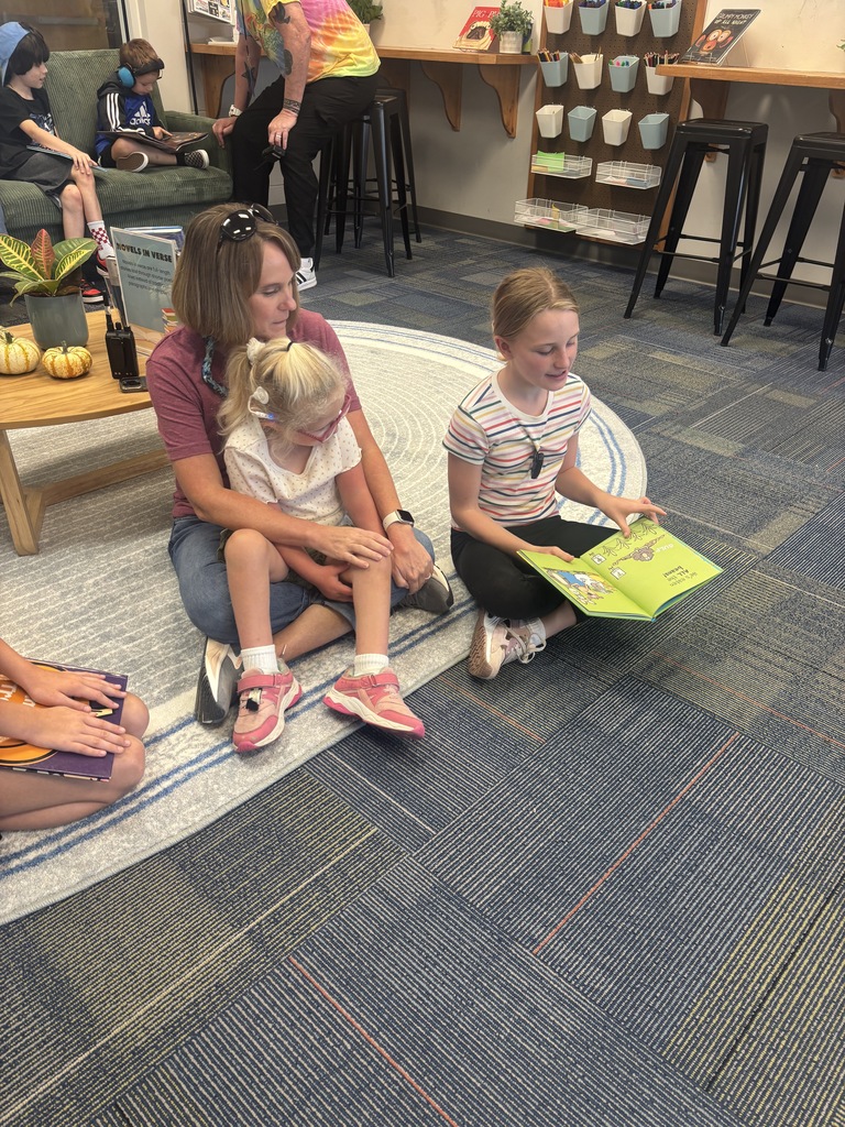 older students reading to younger students