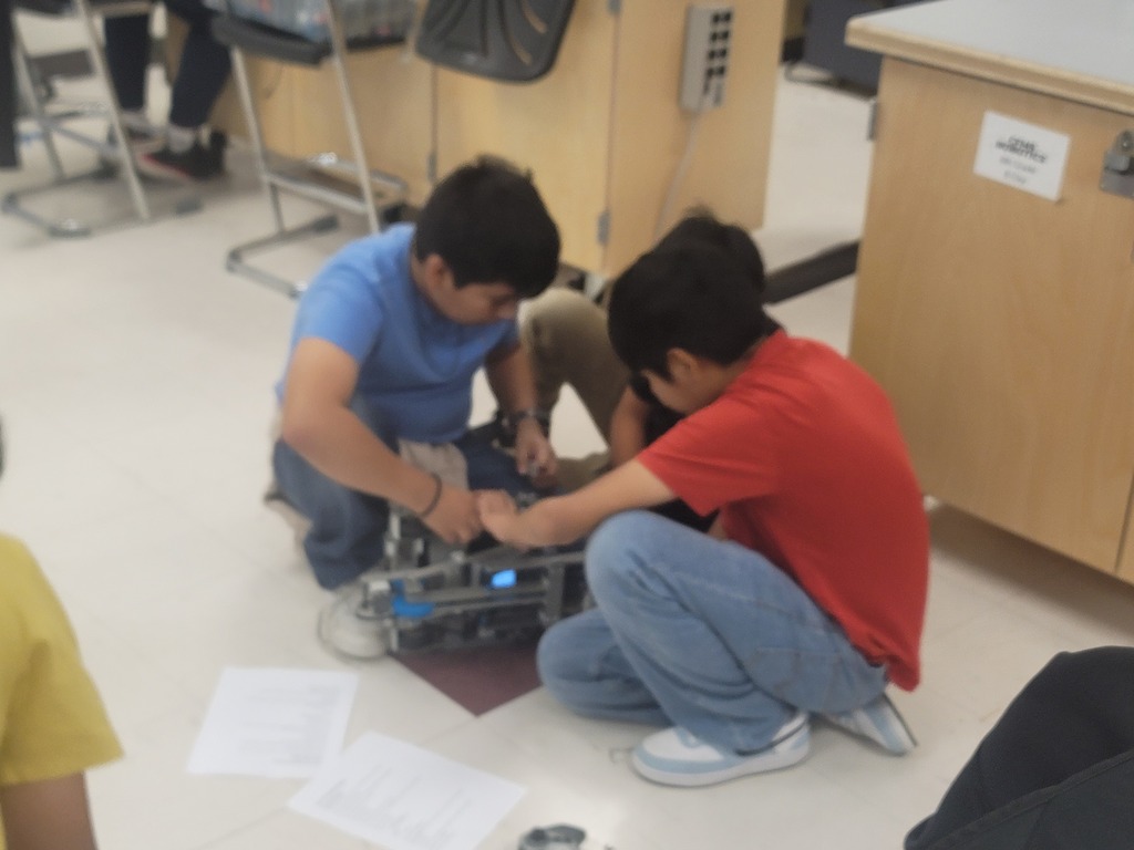 CFMS's VEX Robotics teams are well on their way to completing the base herobot for this year's competition! Once it's done, the team can start brainstorming how to improve the Basenotes and develop a winning strategy for competition day.