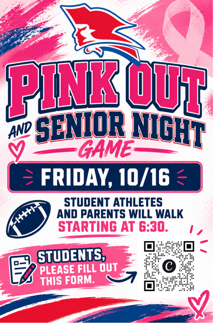 Pink out game & Sr Night