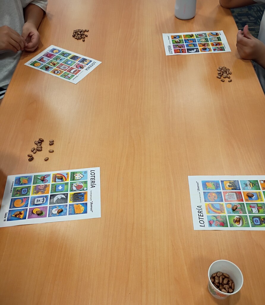 Our media center was buzzing with energy as students celebrated Hispanic Heritage Month with a lively game of Lotería! 🃏✨