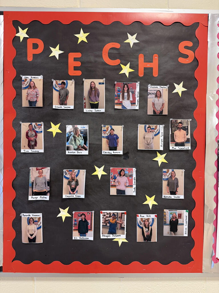 student and staff of the month