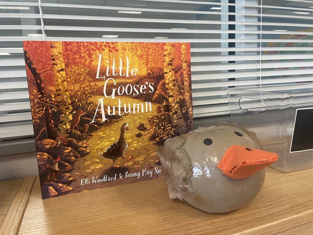 pumpking decorated to look like a book character