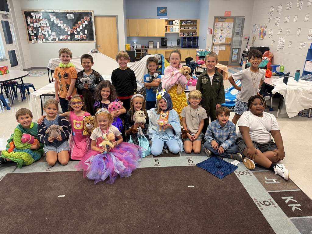 students dressed up as book characters