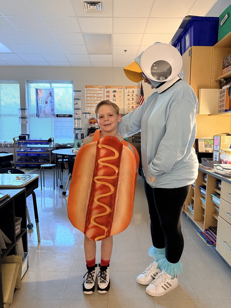 students dressed up as book characters