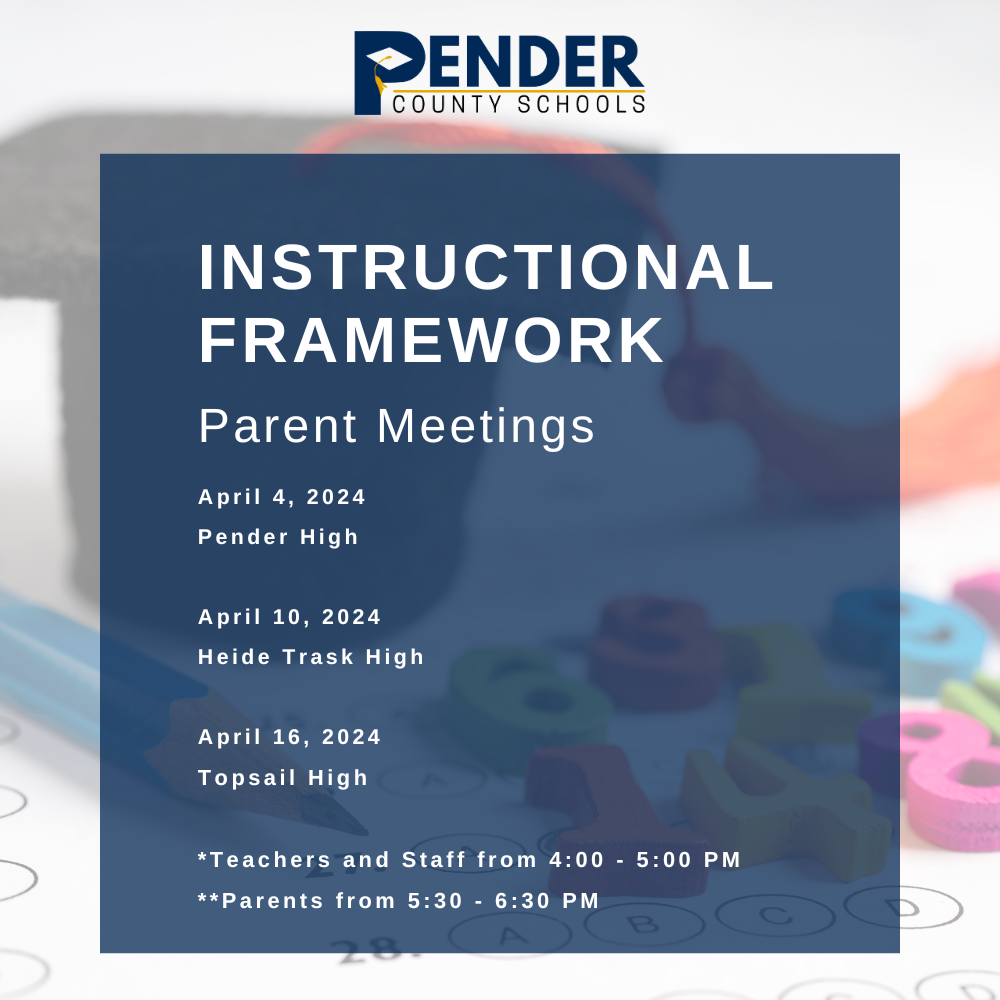 Instructional Framework Meeting Date Graphic