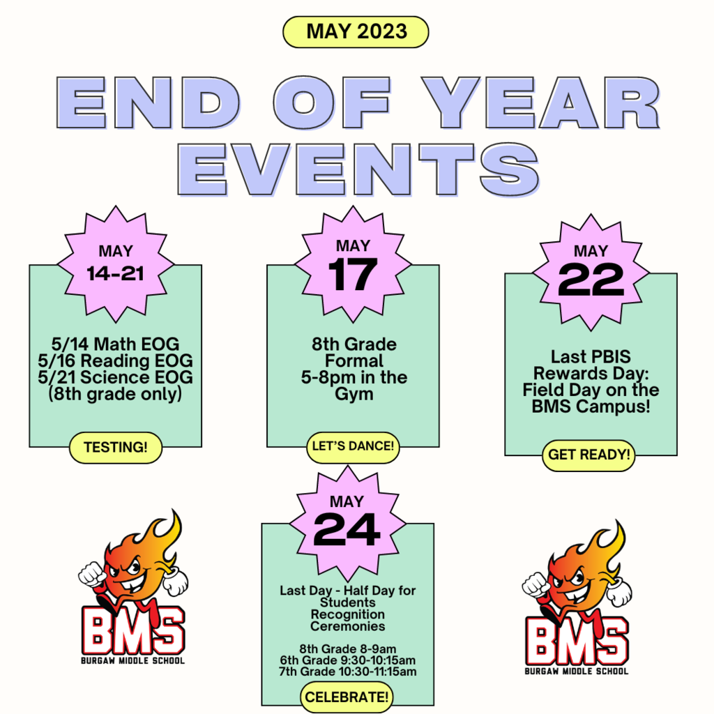 End of Year Events with graphics