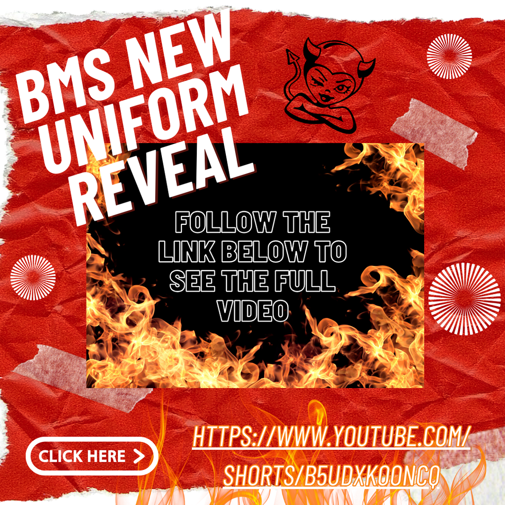 uniform reveal flyer with graphics