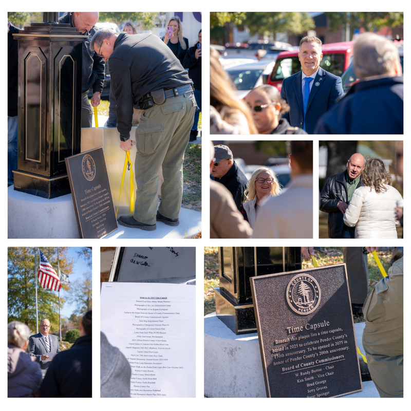 PENDER COUNTY TIME CAPSULE