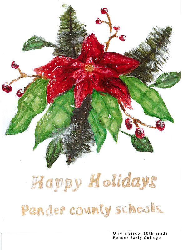 Holiday Art Olivia Sisco Pender Early College