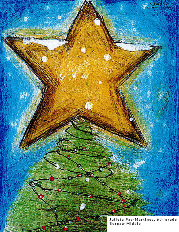 Holiday Art Julieta Paz-Martinez Burgaw Middle