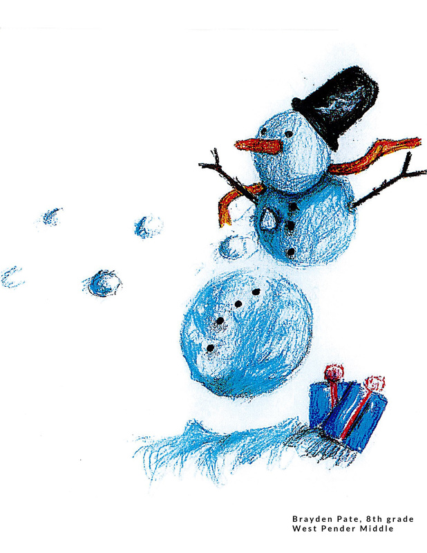 Holiday Art Brayden Pate West Pender Middle