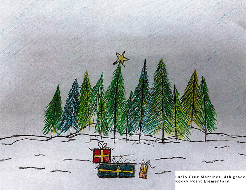 Holiday Art Lucio Cruz Martinez Rocky Point Elementary