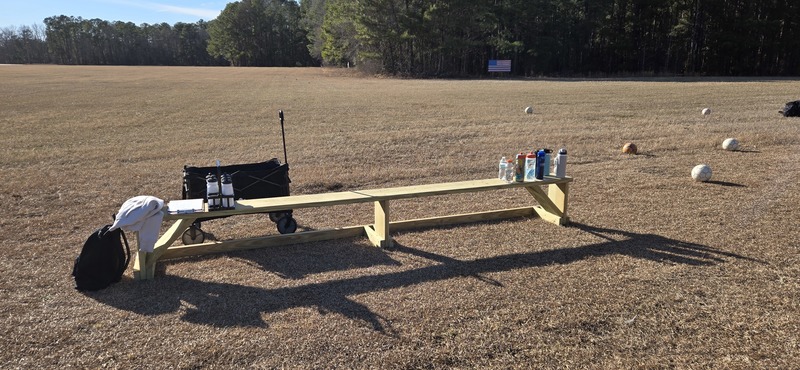 New soccer benches!