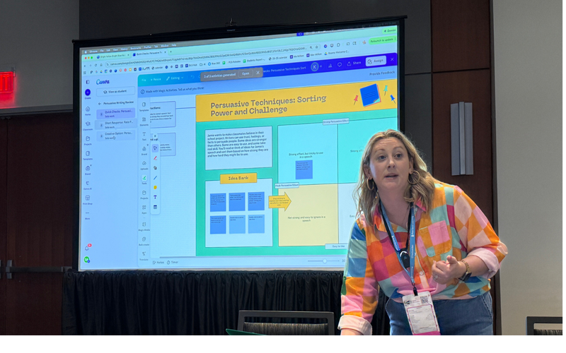 Kayla Davidson Presenting at NCTies Image 3