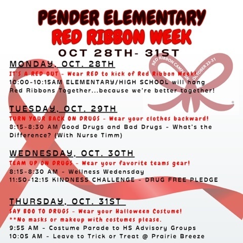 Elementary Red Ribbon Week
