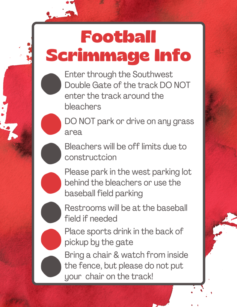 White And Red Abstract Classroom Rules A4 Flyer (1)