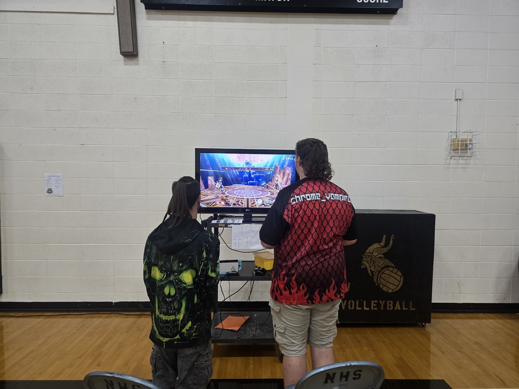 student playing game