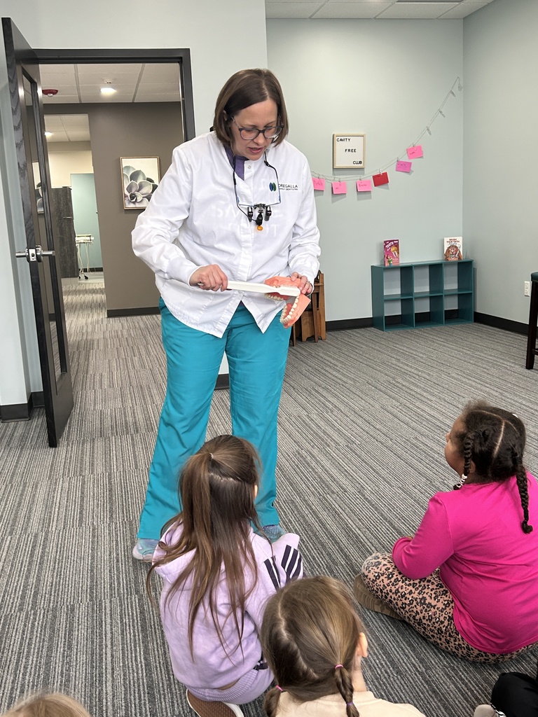 Dr. Christine shows us the proper way to brush