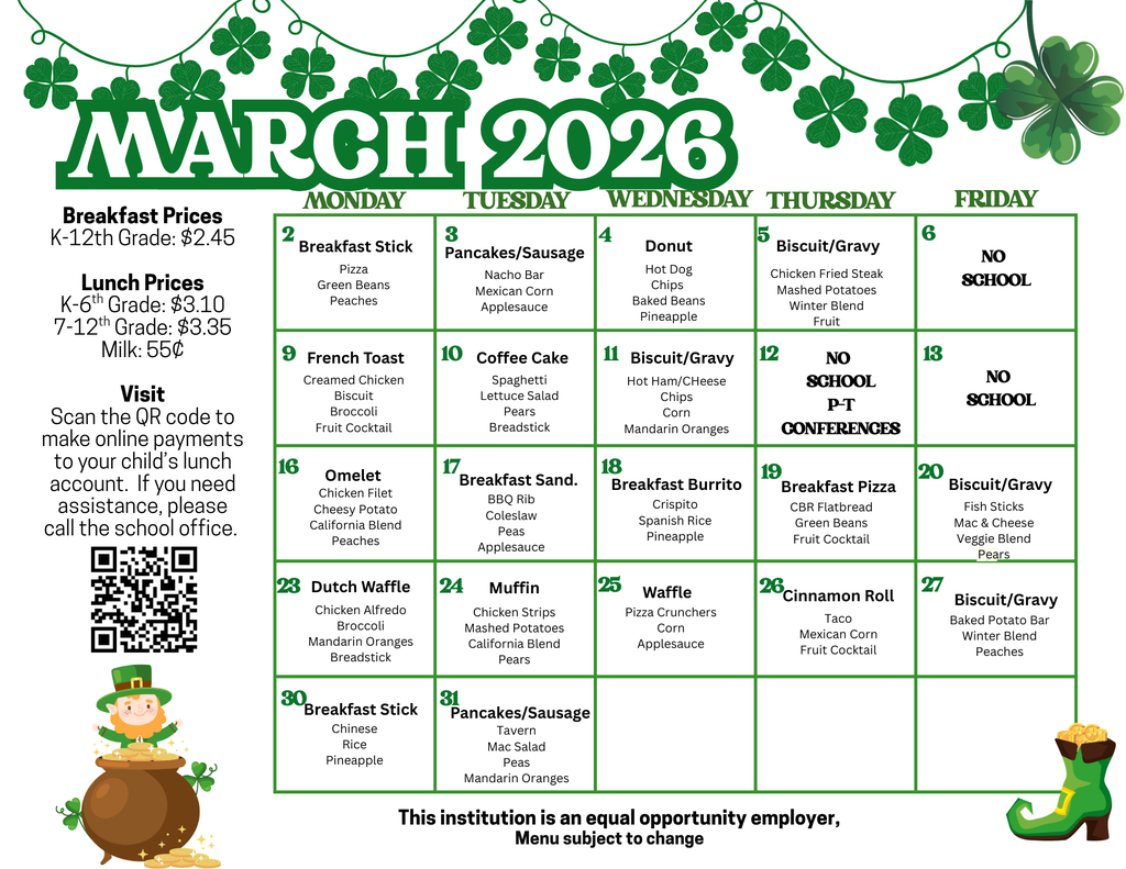 Green Illustrative Monthly March Calendar (1)
