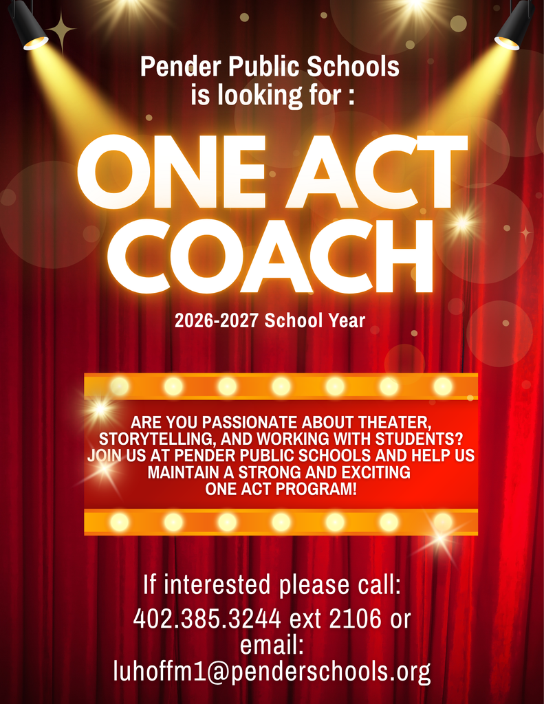 One act coach flyer