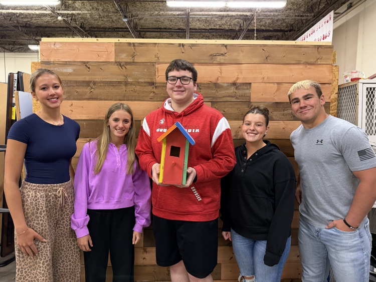 bird house by Kaylee, Katelynn, Peyton, Lexi, and Logan