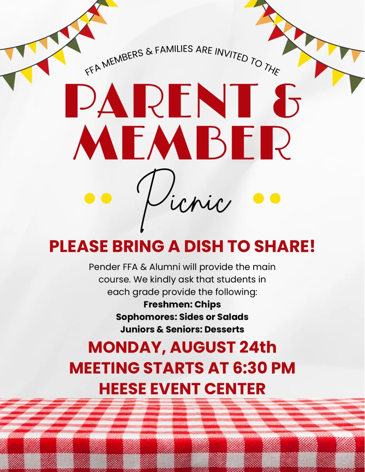 FFA Parent & Member Picnic