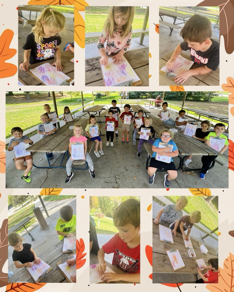 leaf rubbing
