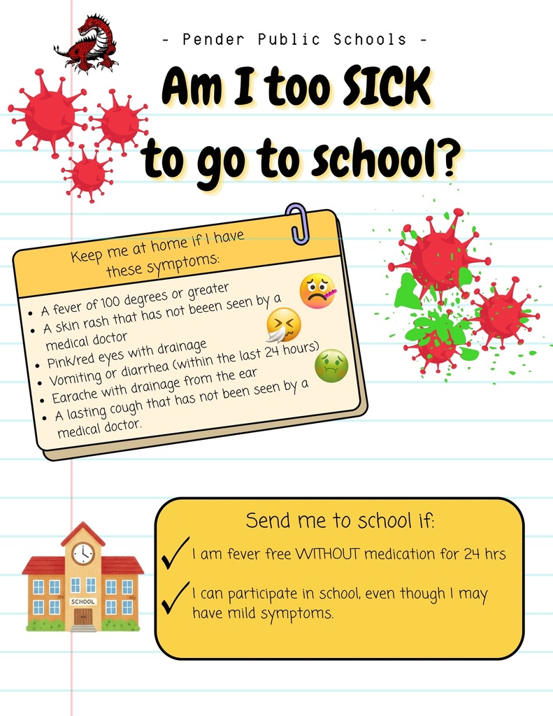 Am I too sick to go to school?