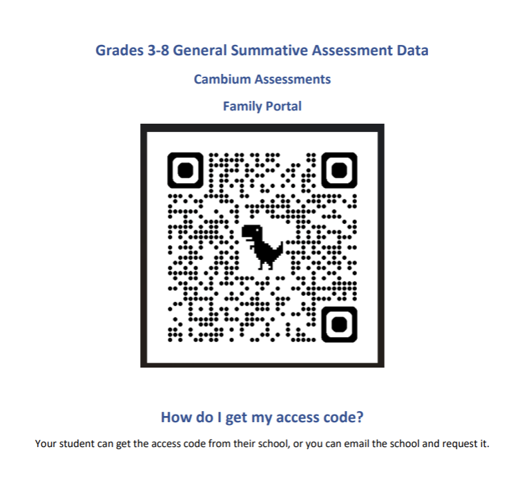 General Summative Assessment Data QR Code
