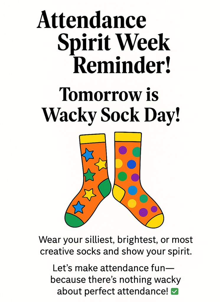 wacky sock day flyer 