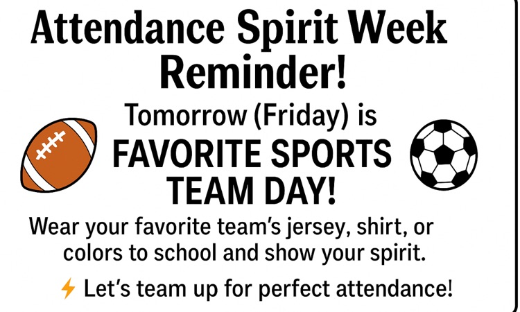 attendance week flyer