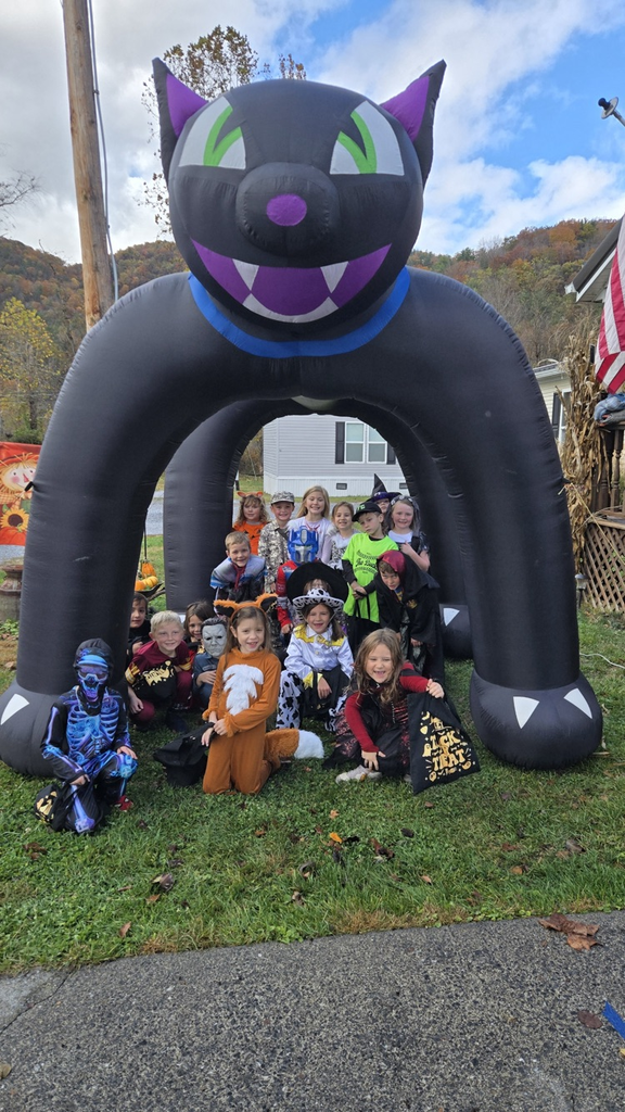 students trick or treating