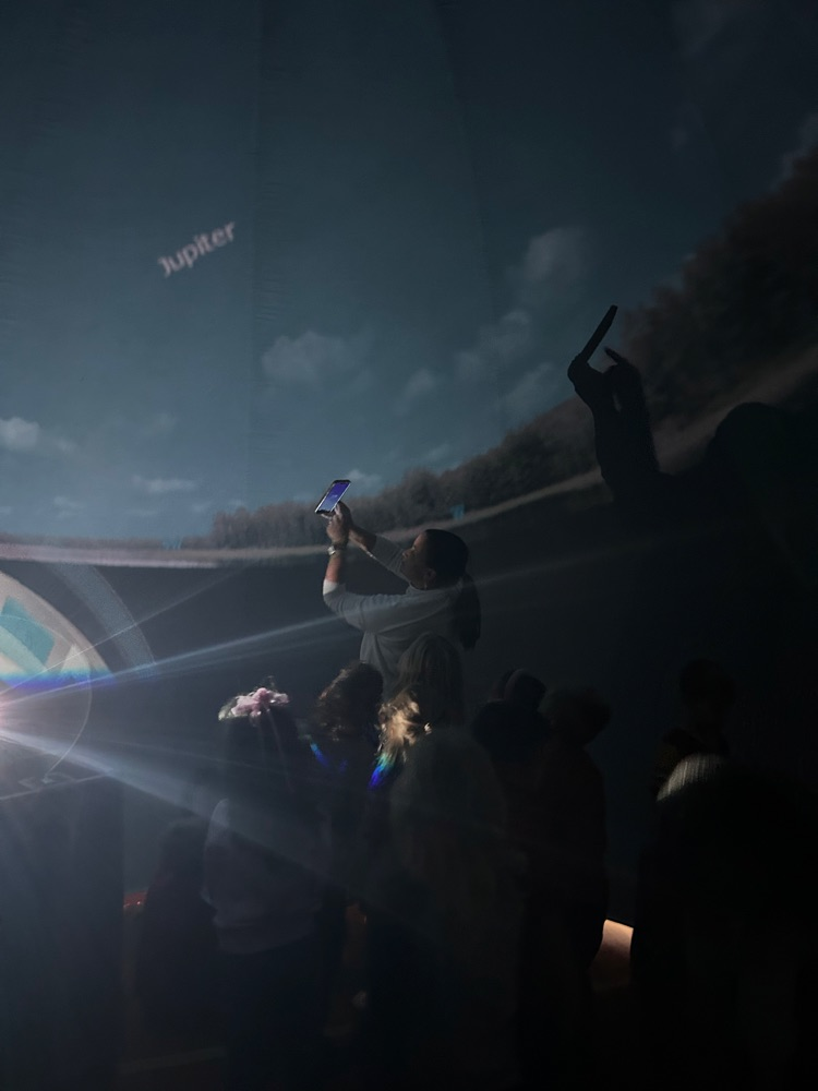 Students in the Planetarium 