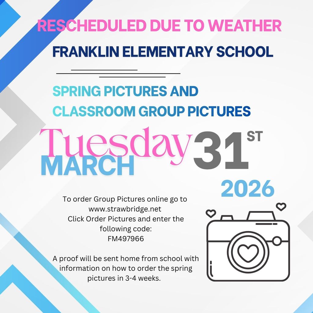 Picture Day Rescheduled Flyer
