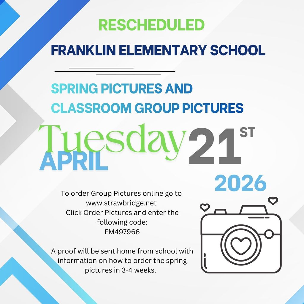 Spring Picture Day Rescheduled Flyer