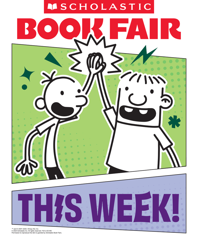 Scholastic Book Fair this week flyer