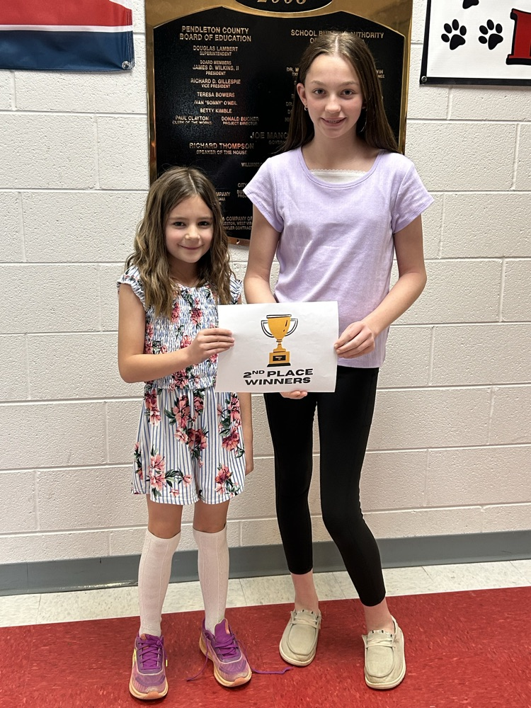 Our 2nd place young writer winners! 