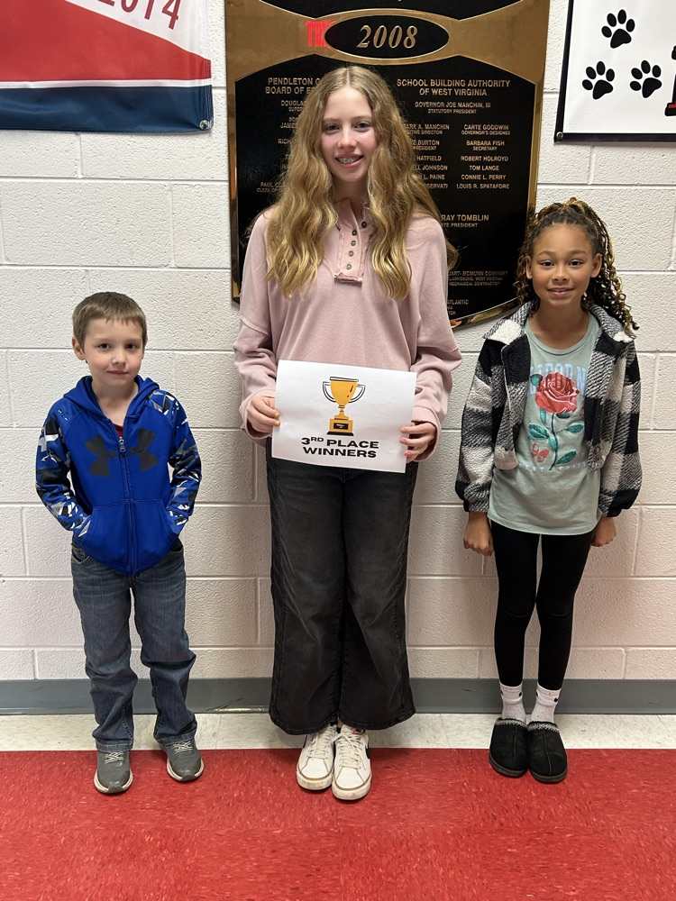 Our 3rd place young writer winners! 