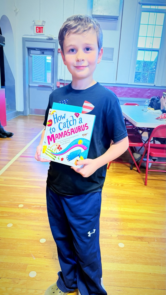 A winner and their book of choice! 