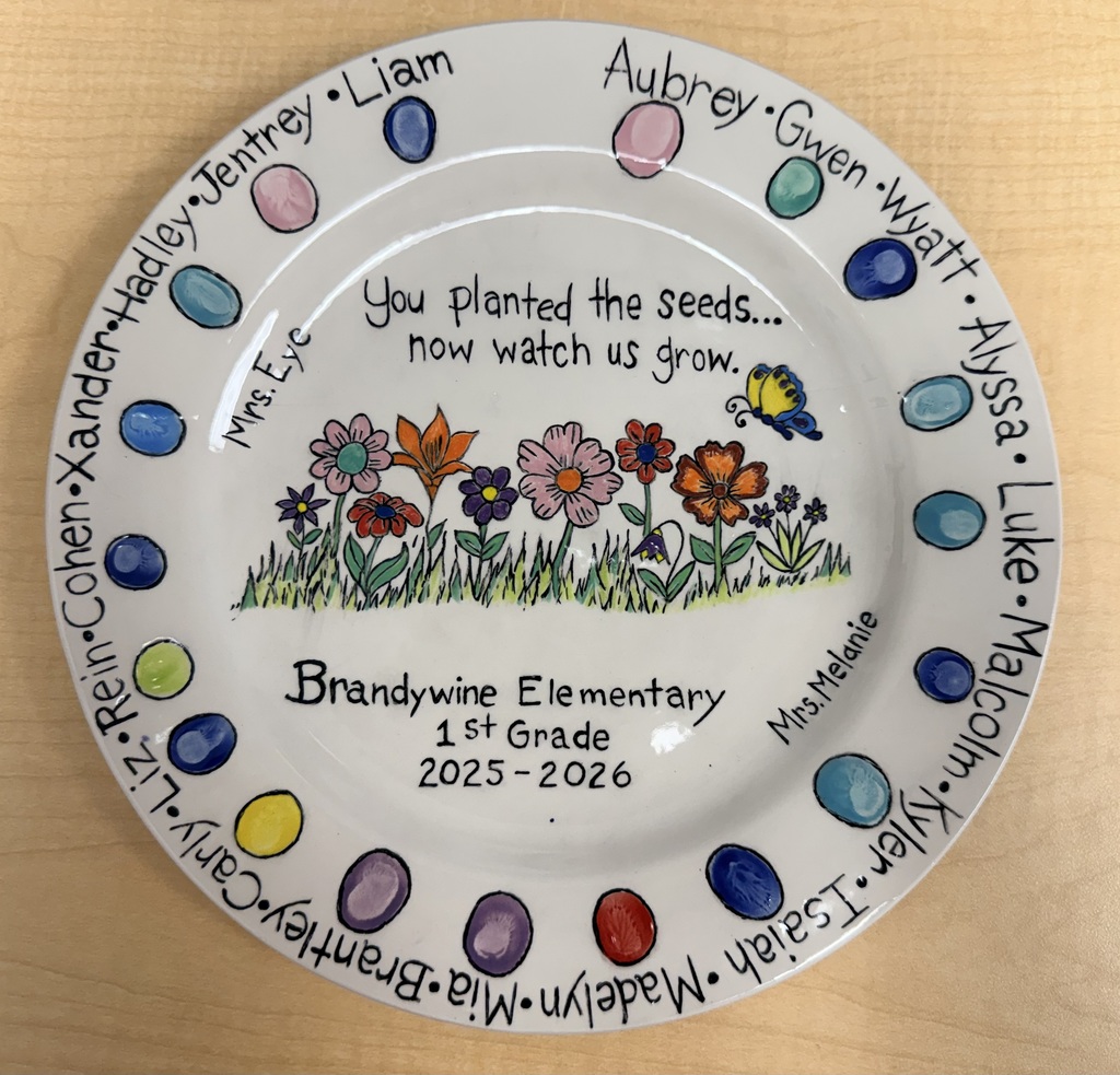 1st grade now watch us grow plate