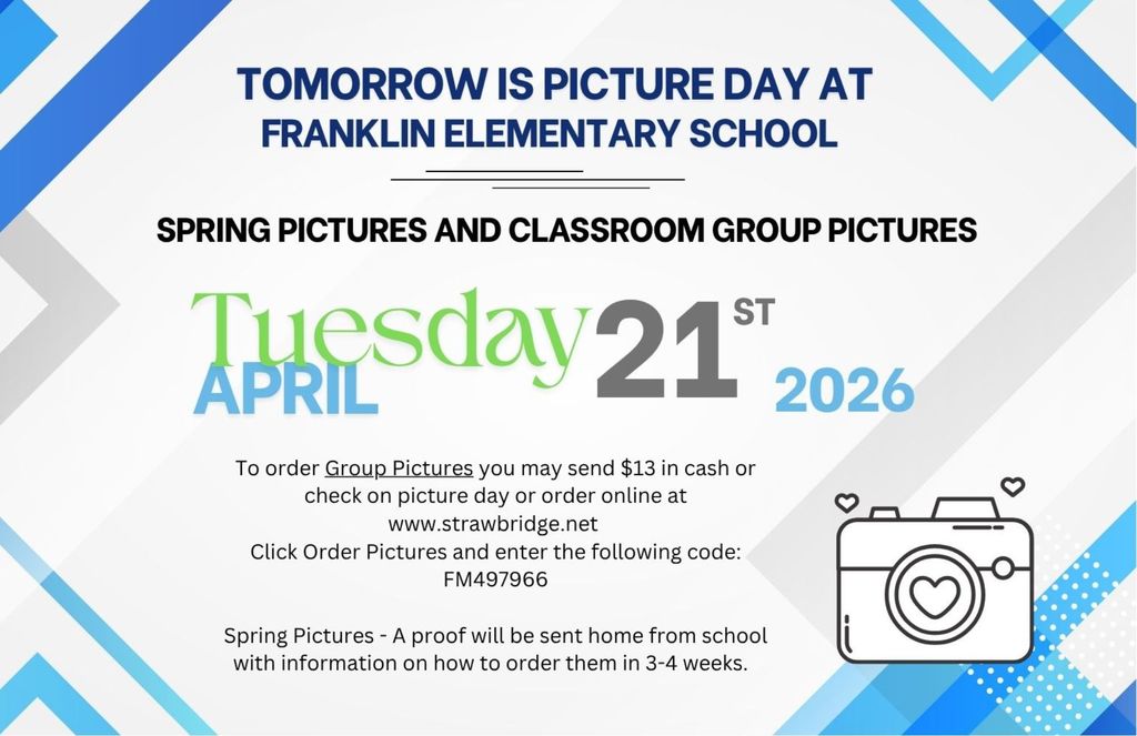 Group and Spring picture day Flyer - April 21st 2026 