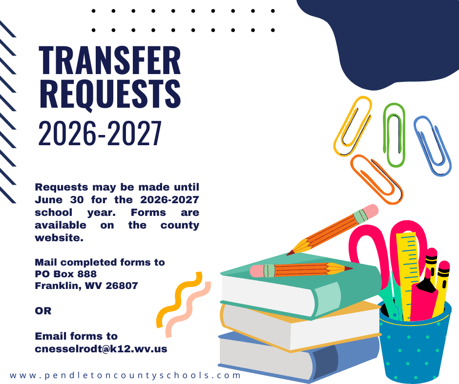 Transfer requests are accepted until June 30. Forms are found on the county website.